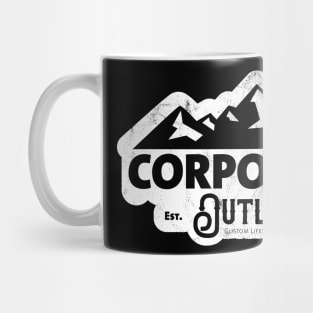 Eternal Entrepreneur : Corporate Outlaw - Mountains Black Mug